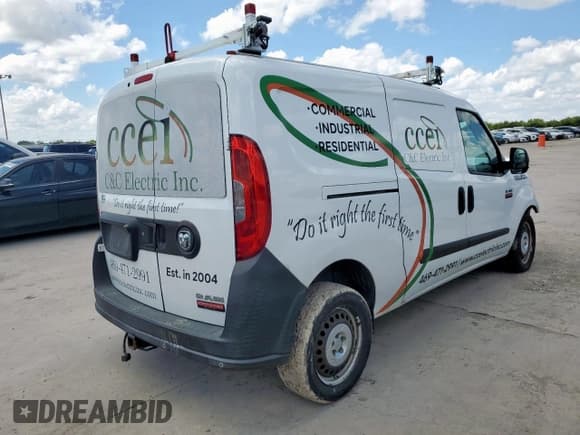 ✅ 2017 Ram ProMaster City Cargo Tradesman • VIN: ZFBERFABXH6D83099 • Lot: 68866085. Listed on Copart with 102,486 mi. Free auction sales archive from the USA and detailed vehicle history report at DreamBid. Image 3.