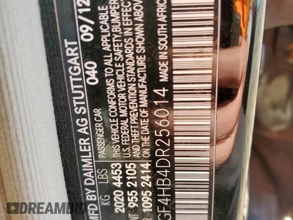 ✅ 2013 Mercedes-Benz C 250 Sport • VIN: WDDGF4HB4DR256014 • Lot: 91190995. Wystawiony na Copart z przebiegiem 141 350 mil. Bezpłatny archiwum sprzedaży aukcyjnych z USA i szczegółowy raport historii pojazdu na DreamBid. Zdjęcie 12.