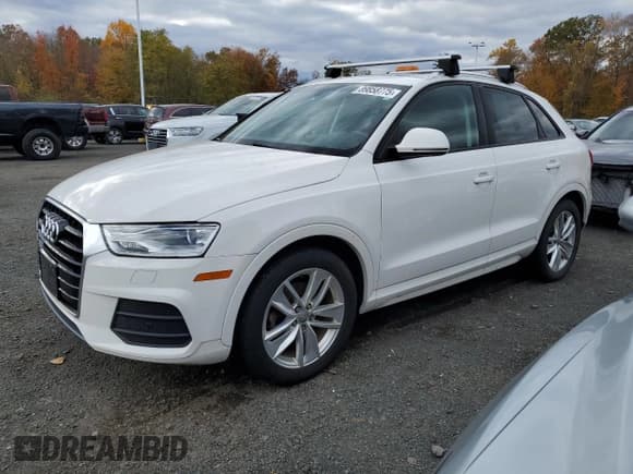 ✅ 2017 Audi Q3 Premium • VIN: WA1ECCFS2HR012885 • Lot: 89858775. Wystawiony na Copart z przebiegiem 163 259 mil. Bezpłatny archiwum sprzedaży aukcyjnych z USA i szczegółowy raport historii pojazdu na DreamBid. Zdjęcie 1.