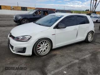 ✅ 2017 Volkswagen Golf GTI S • VIN: 3VW5T7AU2HM008307 • Lot: 84868195. Listed on Copart with 99,316 mi. Free auction sales archive from the USA and detailed vehicle history report at DreamBid. Image 1.