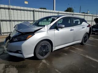 ✅ 2025 Nissan LEAF SV Plus • VIN: 1N4CZ1CV9SC560882 • Lot: 67996955. Listed on Copart with 2,719 mi. Free auction sales archive from the USA and detailed vehicle history report at DreamBid. Image 1.