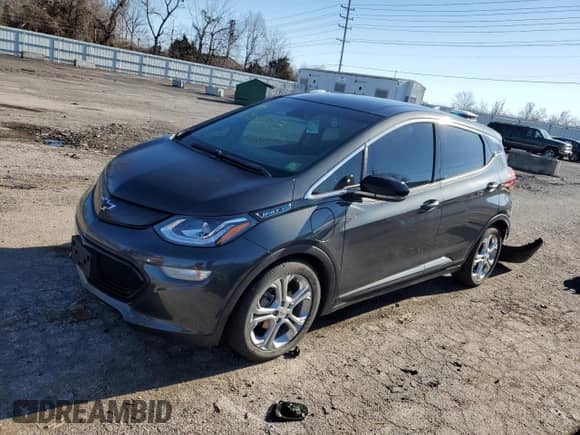 2019 Chevrolet Bolt EV LT z VIN 1G1FW6S02K4104244, wystawiony jako Copart lot #82185583 z przebiegiem 76 092 mil mil oraz . Historia ofert i sprzedaży dostępna na DreamBid. Obrazek 1.