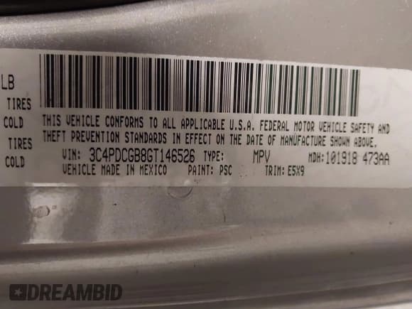 ✅ 2016 Dodge Journey Crossroad Plus • VIN: 3C4PDCGB8GT146526 • Лот: 43523924. Опубликован ранее на IAAI с пробегом 147 644 миль. Бесплатный доступ к архиву аукционных продаж из США и подробный отчёт об истории автомобиля на DreamBid. Изображение 9.