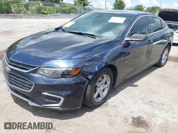 ✅ 2016 Chevrolet Malibu LS • VIN: 1G1ZB5ST5GF299992 • Lot: 42483906. Listed on IAAI with 178,699 mi. Free auction sales archive from the USA and detailed vehicle history report at DreamBid. Image 2.