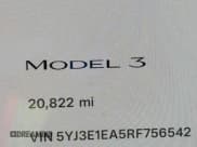✅ 2024 Tesla Model 3 • VIN: 5YJ3E1EA5RF756542 • Lot: 43397966. Wystawiony na IAAI z przebiegiem 20 822 mil. Bezpłatny archiwum sprzedaży aukcyjnych z USA i szczegółowy raport historii pojazdu na DreamBid. Zdjęcie 16.