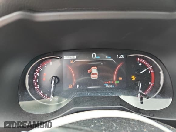 ✅ 2023 Toyota RAV4 XLE • VIN: 2T3W1RFVXPW277355 • Lot: 81991925. Listed on Copart with 48,259 mi. Free auction sales archive from the USA and detailed vehicle history report at DreamBid. Image 9.