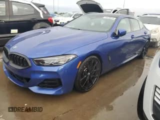 ✅ 2023 BMW 8 Series 840i • VIN: WBAGV2C01PCK32930 • Lot: 74578314. Listed on Copart with Not provided. Free auction sales archive from the USA and detailed vehicle history report at DreamBid. Image 1.