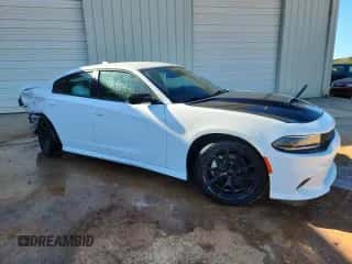 2023 Dodge Charger GT with VIN 2C3CDXHG9PH554496, listed as a Copart auction lot 85870135 with 84,818 mi miles and Clean title. Bid and sale history available at DreamBid. Image 4.