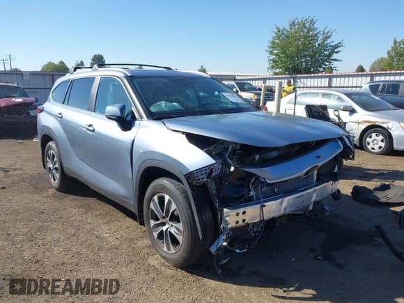 ✅ 2023 Toyota Highlander L • VIN: 5TDKDRBH8PS524248 • Lot: 43288698. Listed on IAAI with 32,363 mi. Free auction sales archive from the USA and detailed vehicle history report at DreamBid. Image 1.