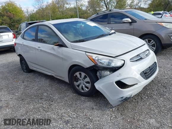 2016 Hyundai Accent SE with VIN KMHCT4AE6GU090890, listed as a IAAI auction lot 43525855 with 145,999 mi miles and . Bid and sale history available at DreamBid. Image 1.