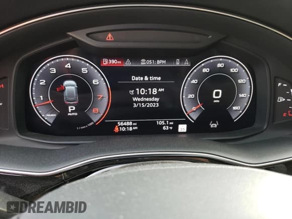 ✅ 2019 Audi Q8 Premium Plus • VIN: WA1BVAF17KD046754 • Lot: 44121753. Listed on Copart with 56,488 mi. Free auction sales archive from the USA and detailed vehicle history report at DreamBid. Image 9.