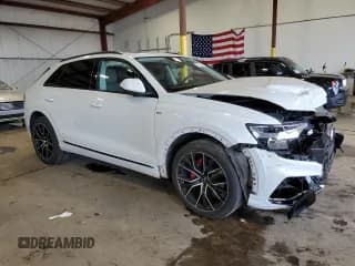 ✅ 2020 Audi Q8 Prestige • VIN: WA1FVAF15LD022939 • Lot: 57142233. Listed on Copart with 35,061 mi. Free auction sales archive from the USA and detailed vehicle history report at DreamBid. Image 4.