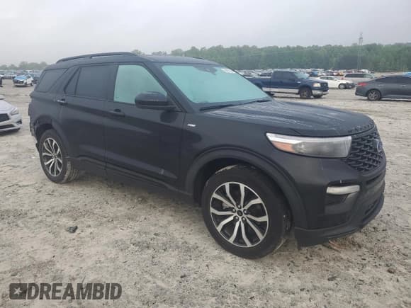 ✅ 2022 Ford Explorer ST-Line • VIN: 1FMSK7KH3NGC30740 • Lot: 54407905. Wystawiony na Copart z przebiegiem 46 569 mil. Bezpłatny archiwum sprzedaży aukcyjnych z USA i szczegółowy raport historii pojazdu na DreamBid. Zdjęcie 4.