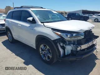 ✅ 2017 Toyota Highlander Hybrid Limited • VIN: 5TDDGRFH3HS029192 • Lot: 42684721. Listed on IAAI with 52,391 mi. Free auction sales archive from the USA and detailed vehicle history report at DreamBid. Image 1.