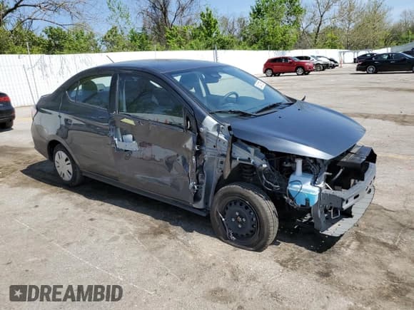 ✅ 2024 Mitsubishi Mirage ES • VIN: ML32FUFJ2RHF09168 • Лот: 53473395. Опубликован ранее на Copart с пробегом 16 520 миль. Бесплатный доступ к архиву аукционных продаж из США и подробный отчёт об истории автомобиля на DreamBid. Изображение 4.