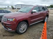 ✅ 2018 Jeep Grand Cherokee Summit • VIN: 1C4RJFJG1JC347484 • Lot: 69666765. Listed on Copart with 53,673 mi. Free auction sales archive from the USA and detailed vehicle history report at DreamBid. Image 1.