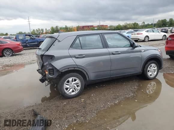 2022 Hyundai Venue SE with VIN KMHRB8A39NU175917, listed as a Copart auction lot 72757694 with 20,776 mi miles and Salvage title. Bid and sale history available at DreamBid. Image 3.