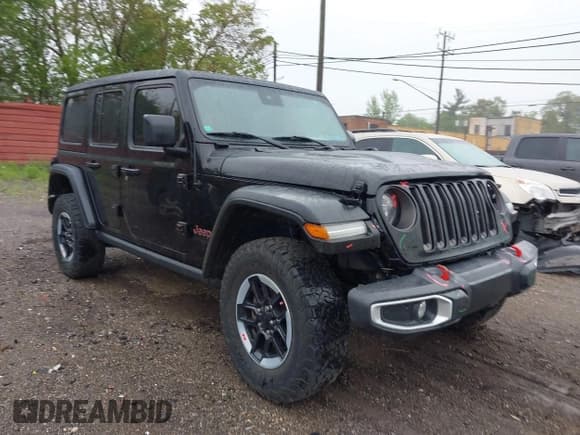✅ 2021 Jeep Wrangler Unlimited Rubicon • VIN: 1C4HJXFG8MW759060 • Lot: 42264273. Listed on IAAI with 48,393 mi. Free auction sales archive from the USA and detailed vehicle history report at DreamBid. Image 1.