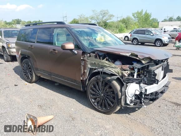 ✅ 2024 Hyundai Santa Fe Calligraphy • VIN: 5NMP54GL9RH043756 • Лот: 42838605. Опубликован ранее на IAAI с пробегом 20 117 миль. Бесплатный доступ к архиву аукционных продаж из США и подробный отчёт об истории автомобиля на DreamBid. Изображение 1.