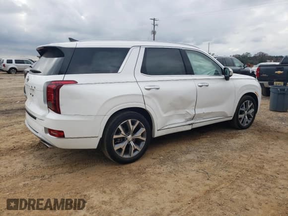 ✅ 2021 Hyundai Palisade Limited • VIN: KM8R54HE6MU198125 • Lot: 82238054. Listed on Copart with 15,473 mi. Free auction sales archive from the USA and detailed vehicle history report at DreamBid. Image 3.