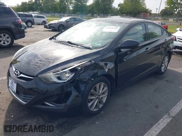 ✅ 2014 Hyundai Elantra SE • VIN: 5NPDH4AE7EH466756 • Lot: 43204524. Listed on IAAI with 86,955 mi. Free auction sales archive from the USA and detailed vehicle history report at DreamBid. Image 2.