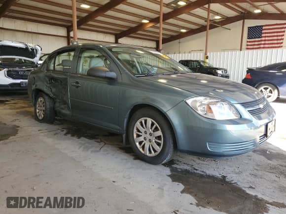 2010 Chevrolet Cobalt LS with VIN 1G1AB5F52A7122861, listed as a Copart auction lot 89931225 with 105,054 mi miles and Salvage title. Bid and sale history available at DreamBid. Image 4.
