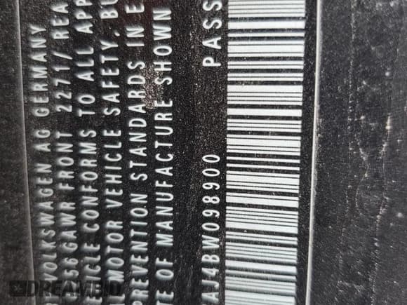 ✅ 2011 Volkswagen Golf GTI w/Sunroof PZEV • VIN: WVWED7AJ4BW098900 • Lot: 46375745. Listed on Copart with Not provided. Free auction sales archive from the USA and detailed vehicle history report at DreamBid. Image 13.