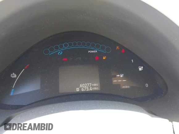 ✅ 2012 Nissan LEAF SL • VIN: JN1AZ0CP8CT025298 • Lot: 42737028. Listed on IAAI with 60,277 mi. Free auction sales archive from the USA and detailed vehicle history report at DreamBid. Image 7.