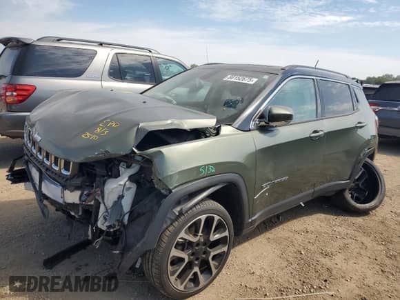 2018 Jeep Compass Limited с VIN 3C4NJDCB7JT246099, выставлен на аукционе Copart как лот 80152675 с пробегом 115 336 миль миль и Списание • Salvage title. История ставок и продаж доступна на DreamBid. Изображение 1.