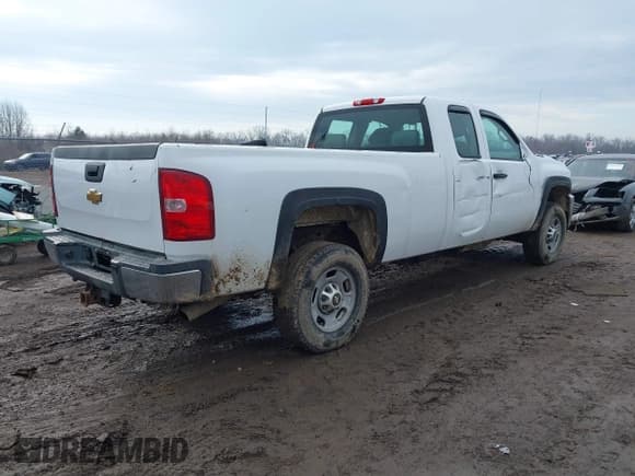 ✅ 2013 Chevrolet Silverado 2500HD Work Truck • VIN: 1GC2KVCG0DZ347760 • Lot: 41652339. Listed on IAAI with 130,873 mi. Free auction sales archive from the USA and detailed vehicle history report at DreamBid. Image 4.