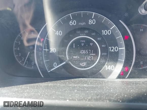 ✅ 2013 Honda CR-V EX-L • VIN: 2HKRM4H76DH678359 • Lot: 43806950. Listed on IAAI with 106,571 mi. Free auction sales archive from the USA and detailed vehicle history report at DreamBid. Image 7.