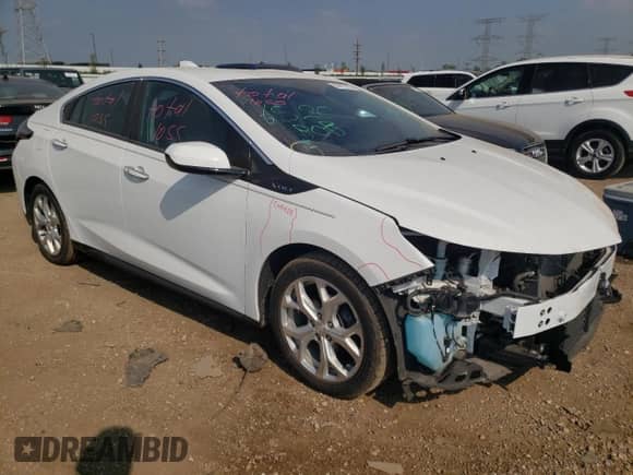 2017 Chevrolet Volt Premier z VIN 1G1RB6S54HU112519, wystawiony jako Copart lot #64417703 z przebiegiem 37 904 mil mil oraz . Historia ofert i sprzedaży dostępna na DreamBid. Obrazek 4.