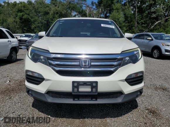 ✅ 2016 Honda Pilot EX-L • VIN: 5FNYF5H69GB019519 • Лот: 69655415. Опубликован ранее на Copart с пробегом 153 826 миль. Бесплатный доступ к архиву аукционных продаж из США и подробный отчёт об истории автомобиля на DreamBid. Изображение 5.