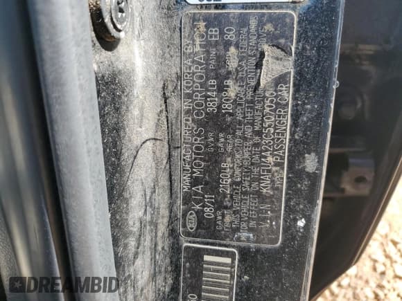 ✅ 2012 Kia Forte EX • VIN: KNAFU4A23C5507050 • Лот: 66160265. Опубликован ранее на Copart с пробегом 188 076 миль. Бесплатный доступ к архиву аукционных продаж из США и подробный отчёт об истории автомобиля на DreamBid. Изображение 12.