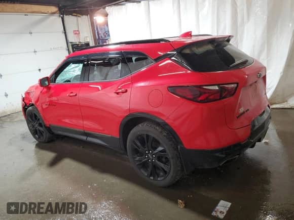 2020 Chevrolet Blazer RS z VIN 3GNKBKRS0LS548135, wystawiony jako Copart lot #72554354 z przebiegiem 35 987 mil mil oraz Szkoda całkowita • Salvage title. Historia ofert i sprzedaży dostępna na DreamBid. Obrazek 2.