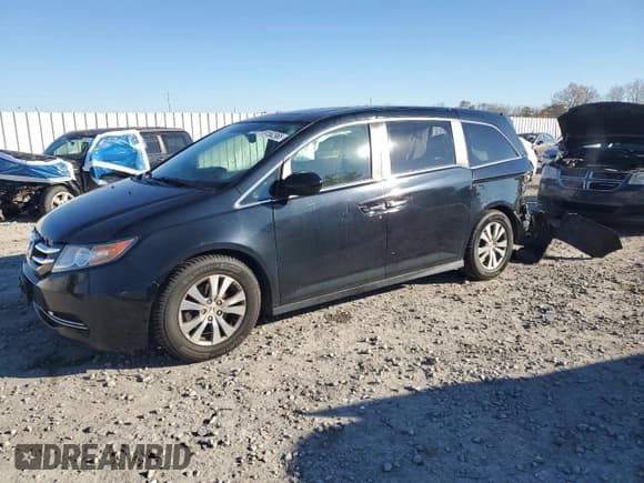 ✅ 2014 Honda Odyssey EX-L • VIN: 5FNRL5H64EB026422 • Lot: 91562965. Listed on Copart with 195,040 mi. Free auction sales archive from the USA and detailed vehicle history report at DreamBid. Image 1.