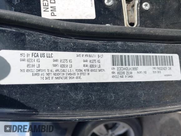 ✅ 2018 Dodge Charger SXT Plus • VIN: 2C3CDXHG9JH138987 • Lot: 43368819. Listed on IAAI with 151,965 mi. Free auction sales archive from the USA and detailed vehicle history report at DreamBid. Image 9.