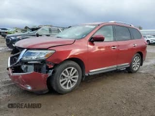 ✅ 2015 Nissan Pathfinder Platinum • VIN: 5N1AR2MM3FC629984 • Lot: 82636115. Listed on Copart with 119,557 mi. Free auction sales archive from the USA and detailed vehicle history report at DreamBid. Image 1.