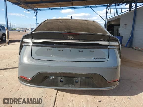 2023 Toyota Prius XSE Premium with VIN JTDACACU3P3000566, listed as a Copart auction lot 86867635 with 17,411 mi miles and Salvage title. Bid and sale history available at DreamBid. Image 6.