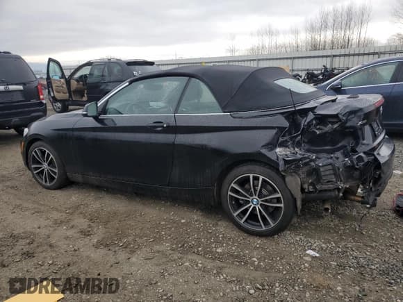 ✅ 2020 BMW 2 Series 230i xDrive • VIN: WBA2K1C08L7F94997 • Lot: 43188415. Listed on Copart with 64,545 mi. Free auction sales archive from the USA and detailed vehicle history report at DreamBid. Image 2.