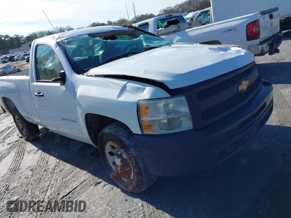 ✅ 2012 Chevrolet Silverado 1500 Work Truck • VIN: 1GCNCPEA8CZ185096 • Lot: 41426782. Listed on IAAI with 123,886 mi. Free auction sales archive from the USA and detailed vehicle history report at DreamBid. Image 1.