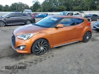 ✅ 2015 Hyundai Veloster Turbo • VIN: KMHTC6AE2FU221985 • Lot: 90480975. Listed on Copart with 93,038 mi. Free auction sales archive from the USA and detailed vehicle history report at DreamBid. Image 1.
