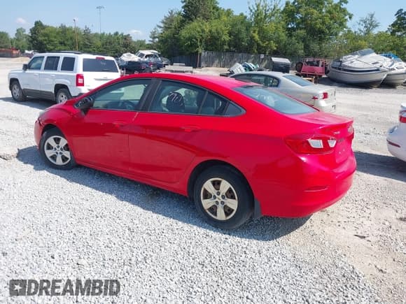 ✅ 2016 Chevrolet Cruze LS • VIN: 1G1BB5SM5G7276409 • Lot: 39967213. Listed on IAAI with 146,861 mi. Free auction sales archive from the USA and detailed vehicle history report at DreamBid. Image 3.