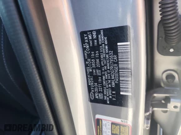 ✅ 2024 Hyundai Elantra SEL • VIN: KMHLM4DG7RU795632 • Lot: 86865805. Wystawiony na Copart z przebiegiem 13 579 mil. Bezpłatny archiwum sprzedaży aukcyjnych z USA i szczegółowy raport historii pojazdu na DreamBid. Zdjęcie 12.