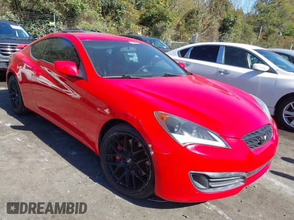 ✅ 2011 Hyundai Genesis Coupe • VIN: KMHHT6KD9BU062775 • Lot: 43517837. Listed on IAAI with 180,711 mi. Free auction sales archive from the USA and detailed vehicle history report at DreamBid. Image 1.