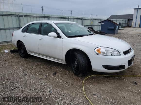 2016 Chevrolet Impala Police Police with VIN 2G1WD5E34G1101208, listed as a Copart auction lot 57504775 with 96,372 mi miles and Salvage title. Bid and sale history available at DreamBid. Image 4.