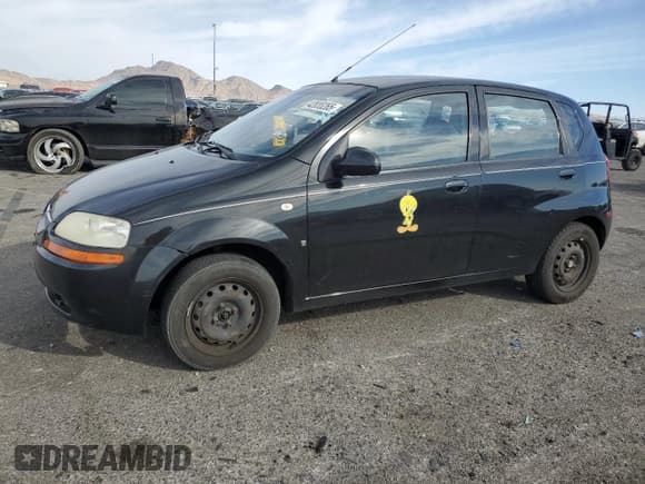 ✅ 2007 Chevrolet Aveo LS • VIN: KL1TD66617B706318 • Lot: 42835265. Wystawiony na Copart z przebiegiem 153 065 mil. Bezpłatny archiwum sprzedaży aukcyjnych z USA i szczegółowy raport historii pojazdu na DreamBid. Zdjęcie 1.