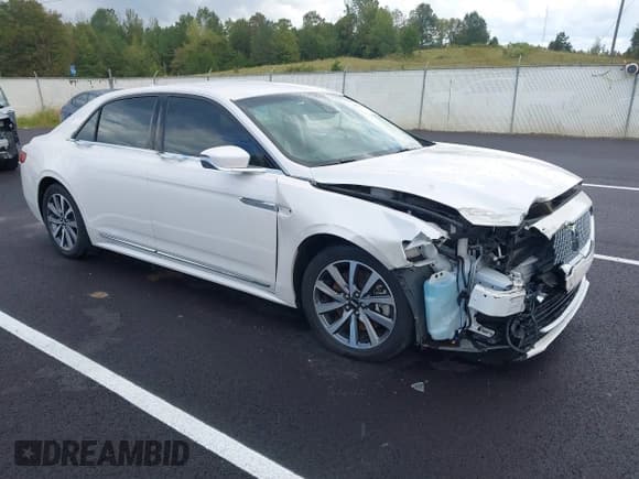 ✅ 2019 Lincoln Continental Standard • VIN: 1LN6L9PK3K5606133 • Lot: 43289108. Listed on IAAI with 87,857 mi. Free auction sales archive from the USA and detailed vehicle history report at DreamBid. Image 1.