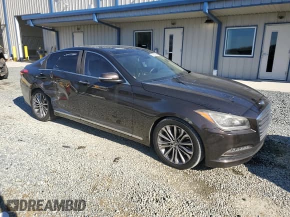 ✅ 2016 Hyundai Genesis 3.8L • VIN: KMHGN4JE4GU107164 • Lot: 87932865. Wystawiony na Copart z przebiegiem 143 186 mil. Bezpłatny archiwum sprzedaży aukcyjnych z USA i szczegółowy raport historii pojazdu na DreamBid. Zdjęcie 4.