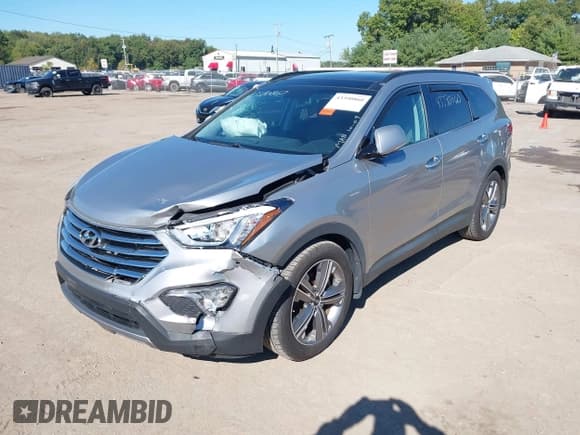 ✅ 2014 Hyundai Santa Fe Limited • VIN: KM8SRDHFXEU075699 • Лот: 43390860. Опубликован ранее на IAAI с пробегом 134 345 миль. Бесплатный доступ к архиву аукционных продаж из США и подробный отчёт об истории автомобиля на DreamBid. Изображение 2.